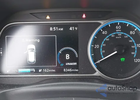 2025 Nissan Leaf Sv Plus z USA, uszkodzony, nr VIN 1N4CZ1CV4SC560367